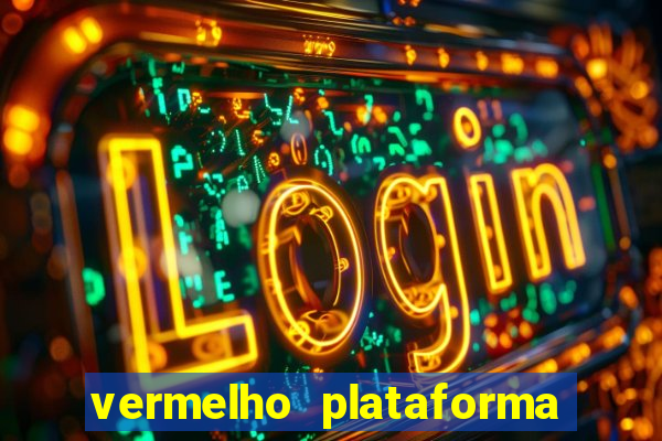 vermelho plataforma de jogos